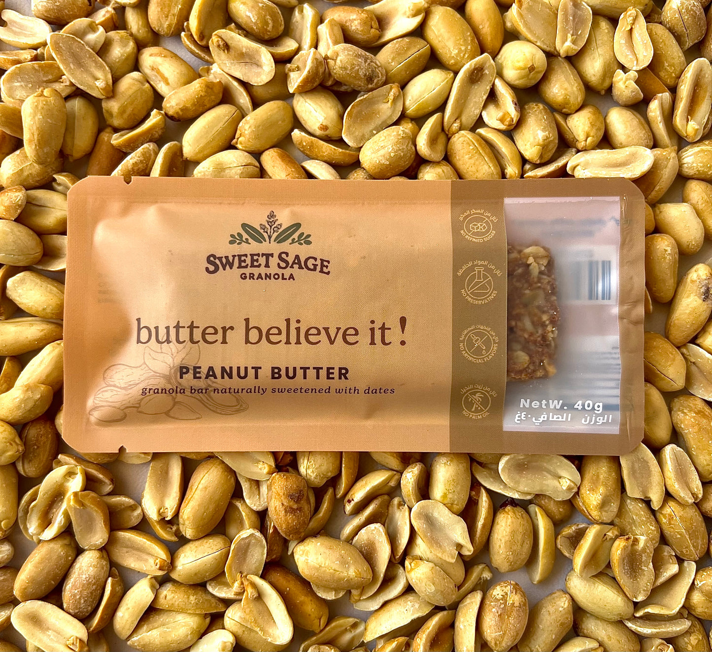 Crunchy Peanut Butter Granola Bar